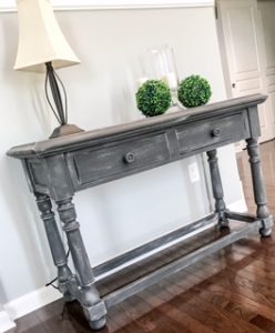 grey painted table image