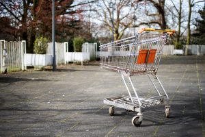 cart in parking lot image