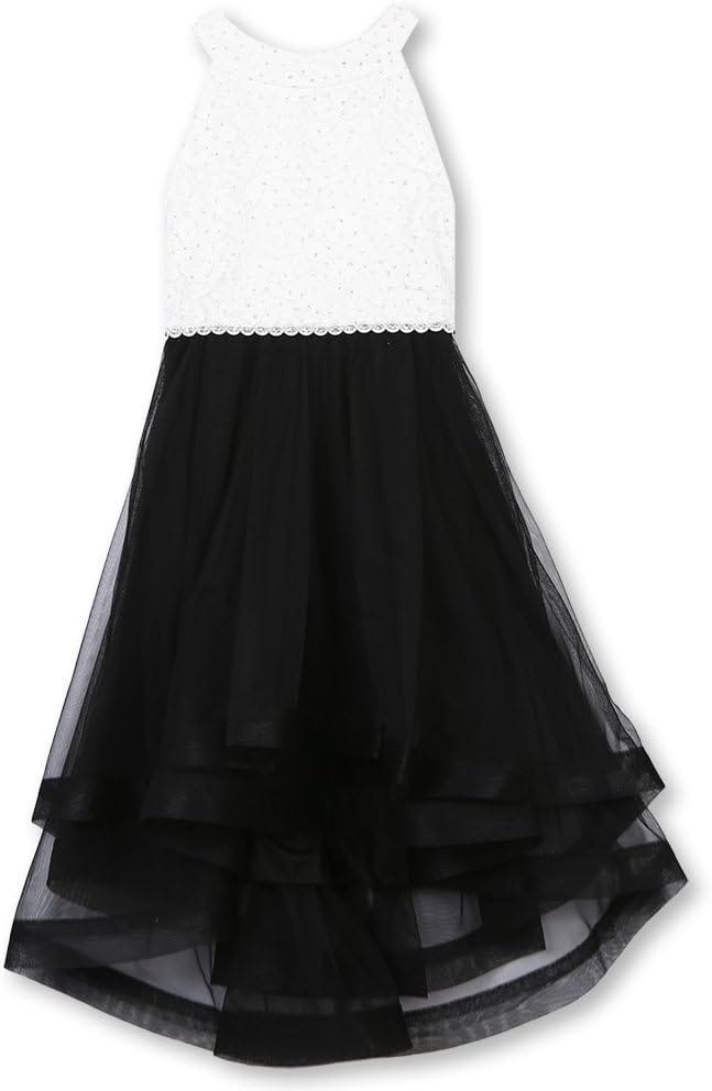 black and white high waisted christmas dress