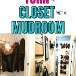 turn closet into mudroom pin image of closet mudroom
