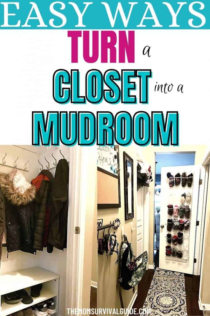 turn closet into mudroom pin image of closet mudroom