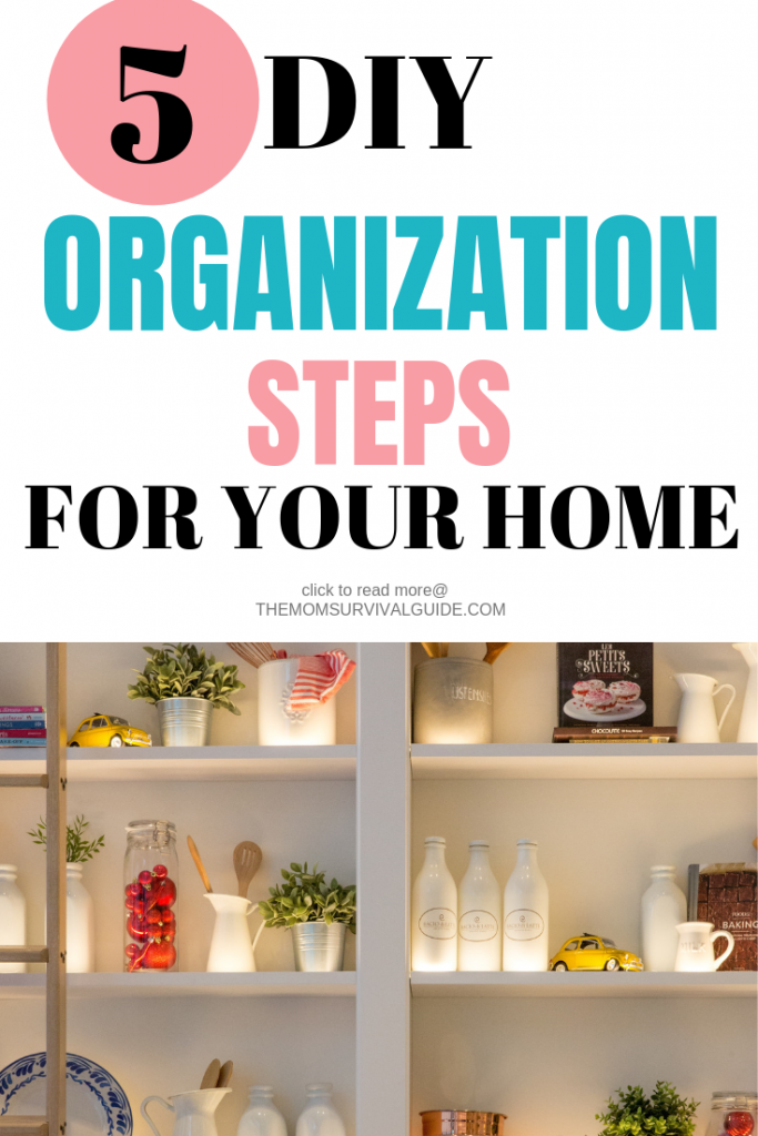 pinterest pin how to start organizing a messy house