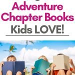 three kids reading chapter books for kids
