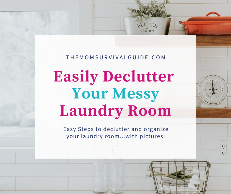 How To Declutter Your Messy Laundry Room: Before and After Pictures ...