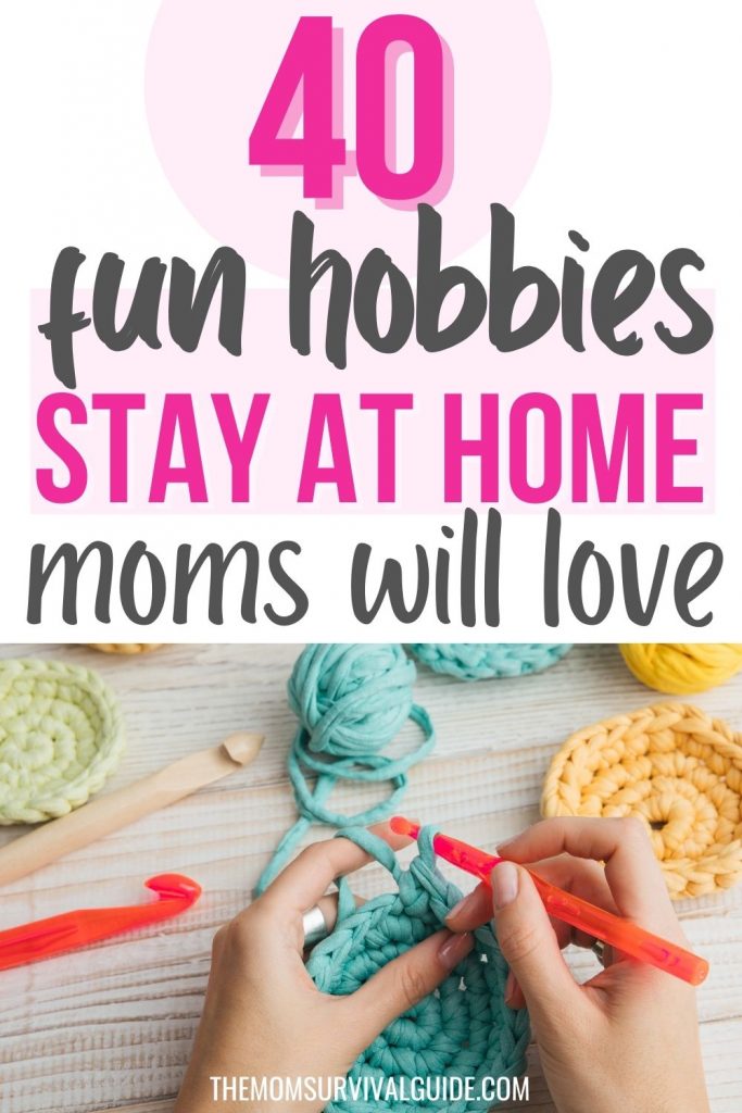 knitting hobbies for stay at home moms pin