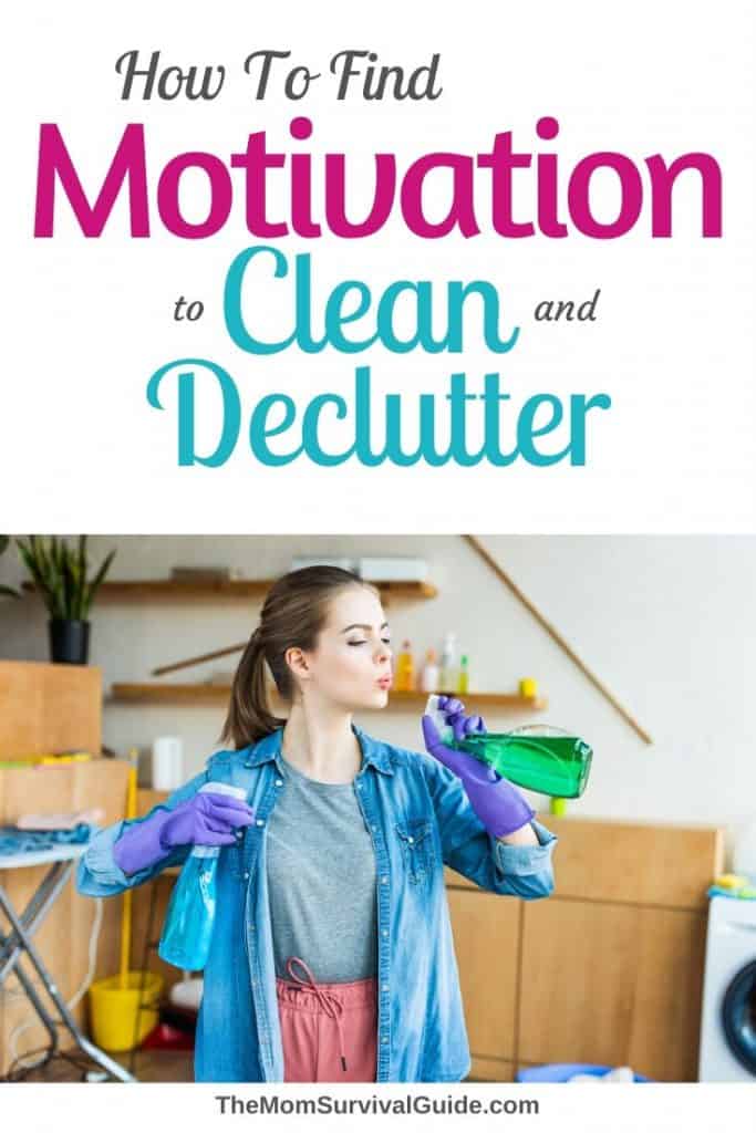 get motivated to clean and delcutter fb