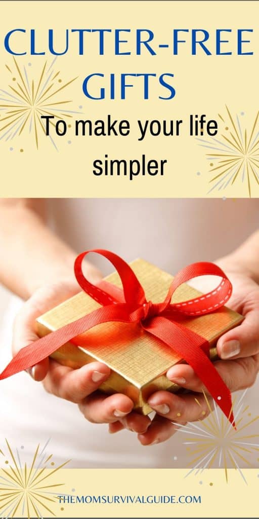 clutter free gifts