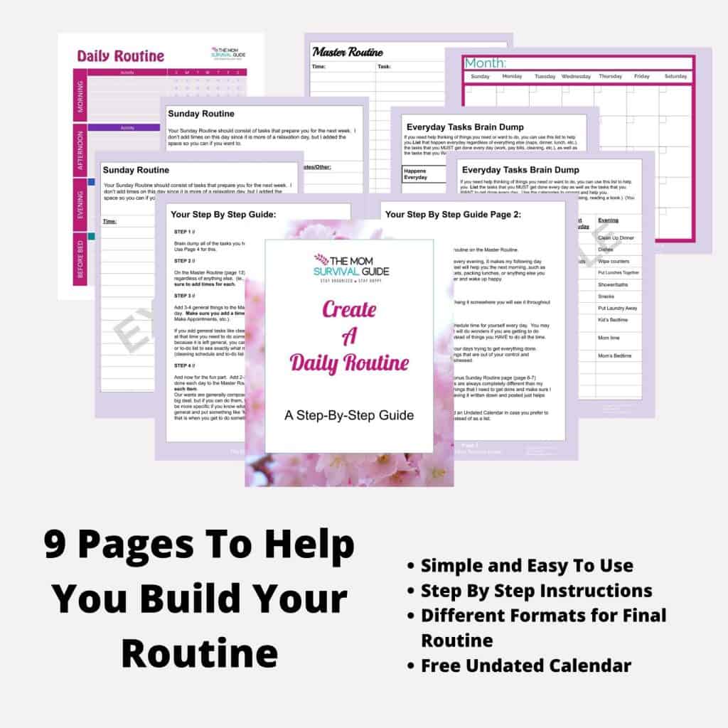 9 create a routine guide pages