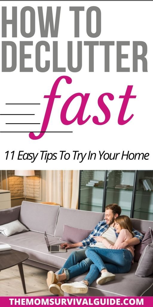 how to declutter fast pin