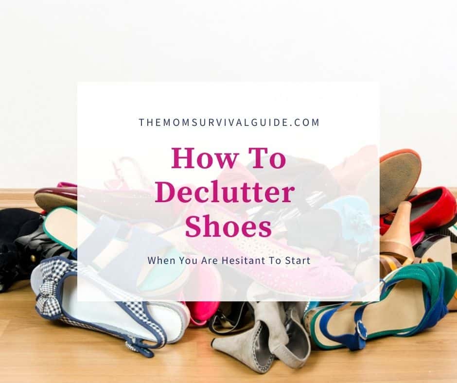 how to declutter shoes