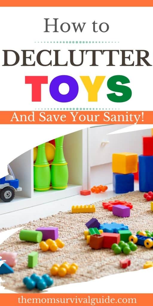 how to declutter toys pin