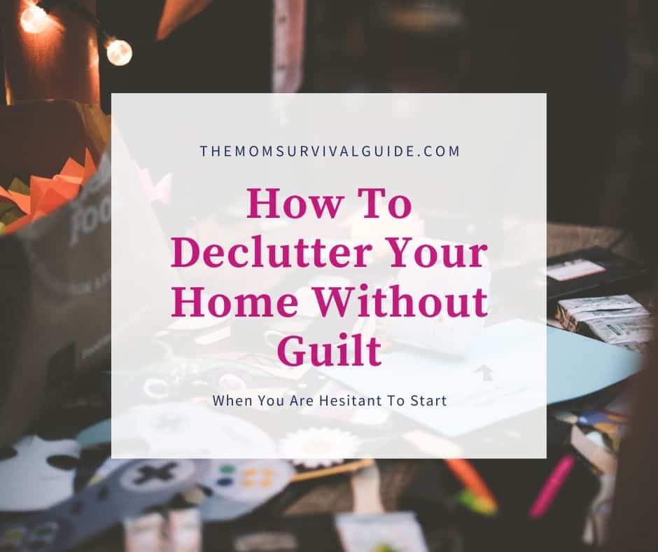 declutter without guilt