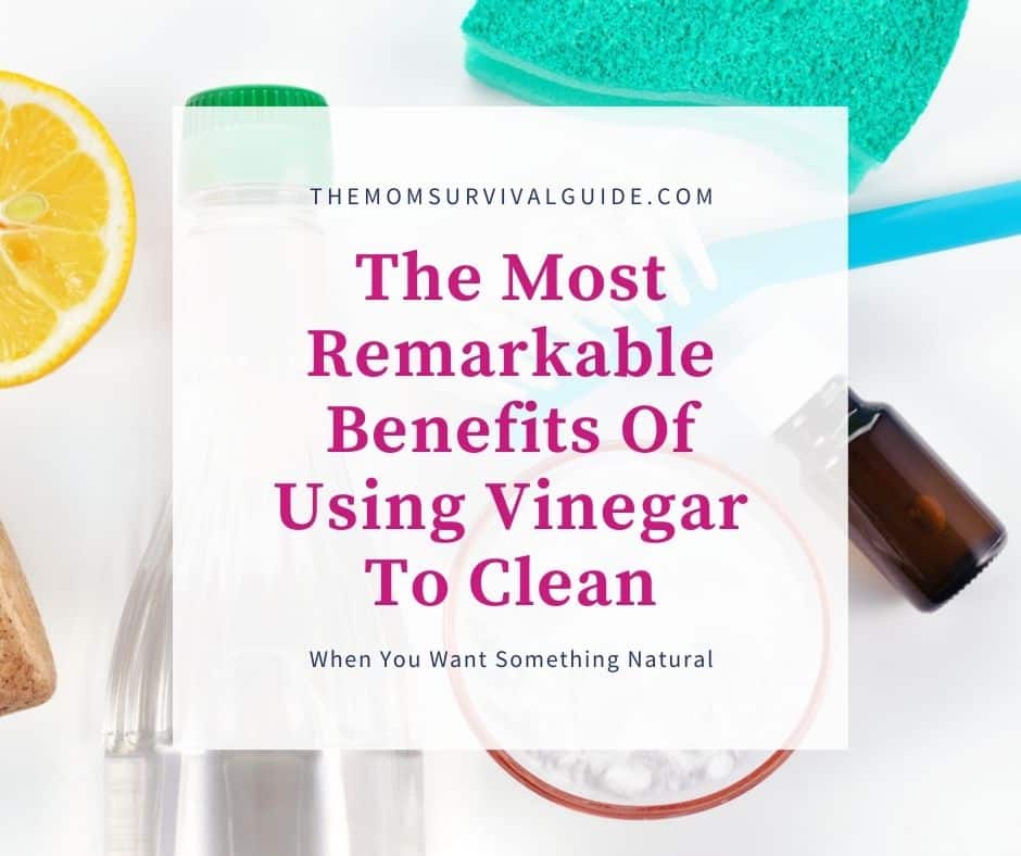 benefits of using vinegar to clean feature image