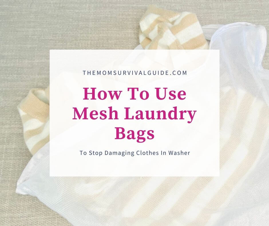 How To Use A Mesh Laundry Bag to Protect Delicates in the Wash