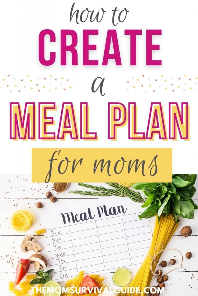 meal planning for moms pin