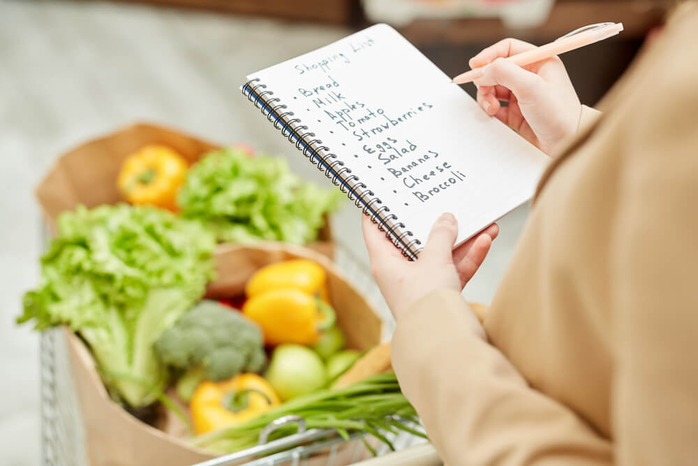 meal planning grocery list