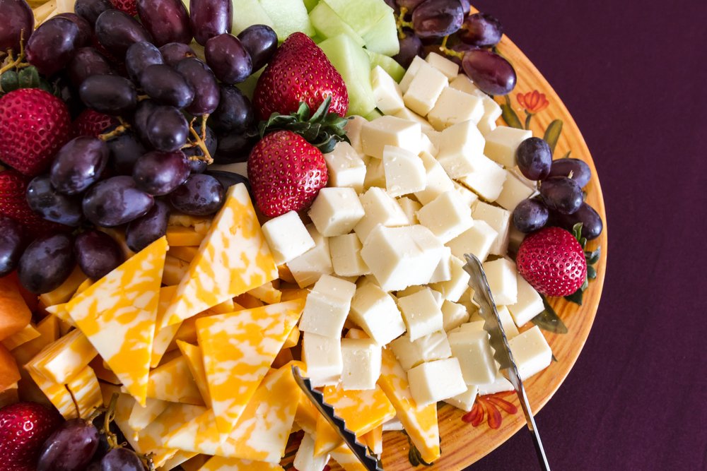 fruit and cheese platter snacks for mom