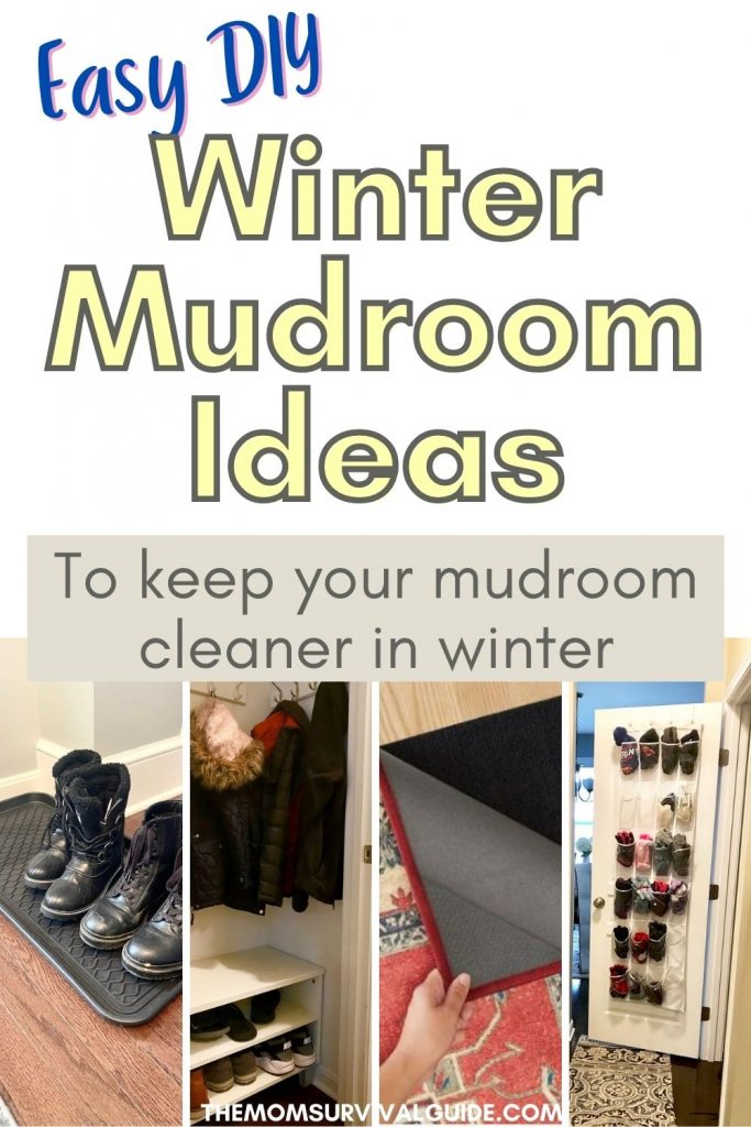 winter mudroom ideas pin