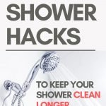 shower cleaning hacks pin