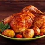 Roast chicken and vegetables post surgery meal ideas