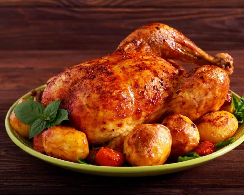 Roast chicken and vegetables post surgery meal ideas