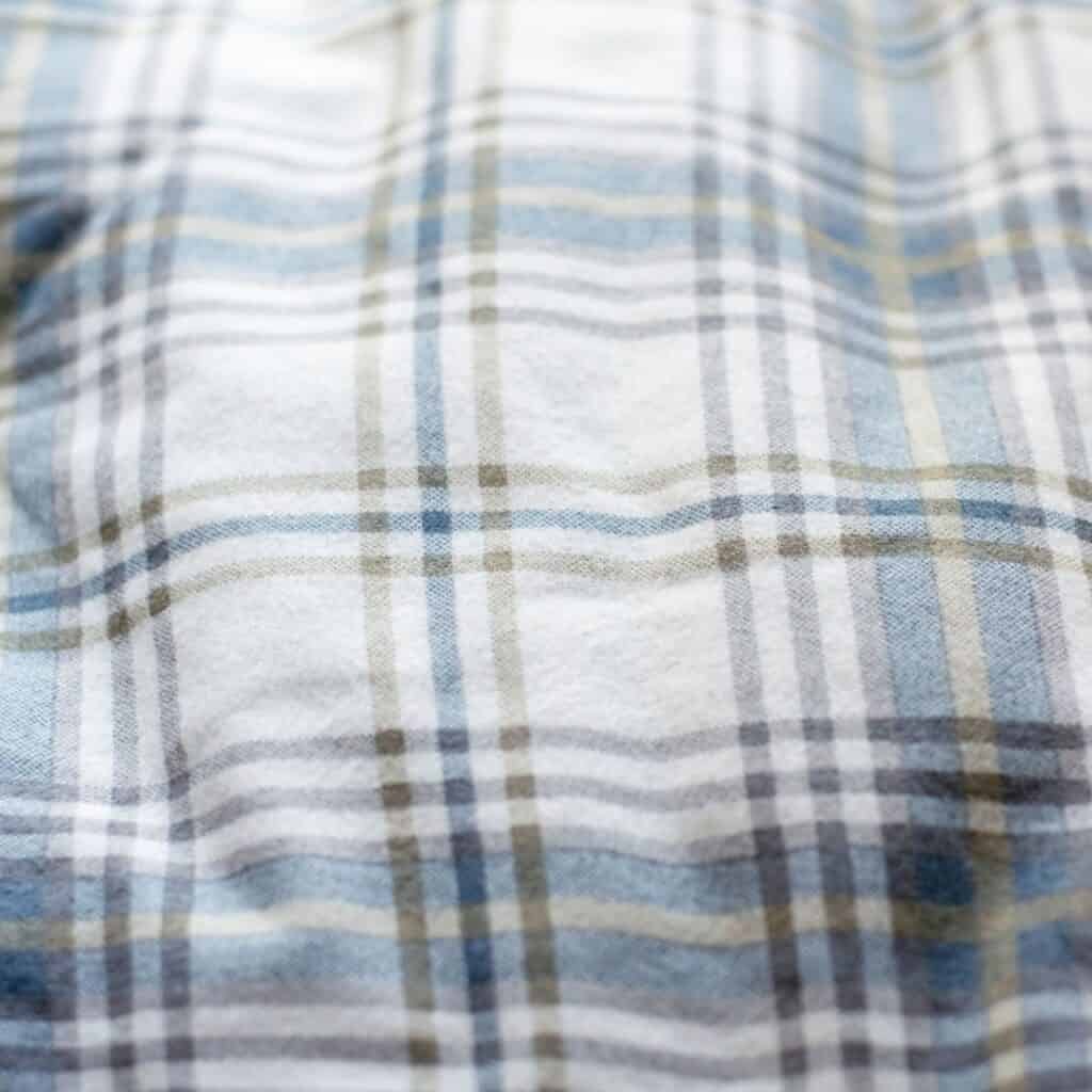 grey and white flannel sheets