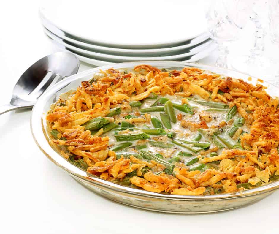 best way to reheat green bean casserole in oven