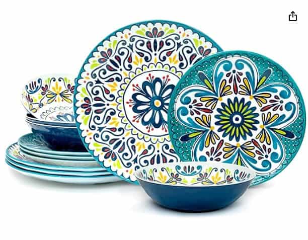durable dishwasher and poolside safe dinnerware